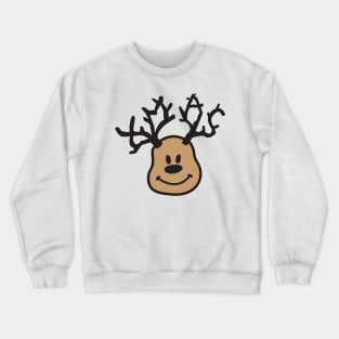 Christmas: Funny Reindeer Crewneck Sweatshirt